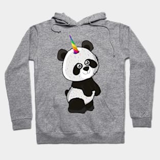 Pandacorn Cute Panda Unicorn Rainbow Trendy Gift Hoodie
